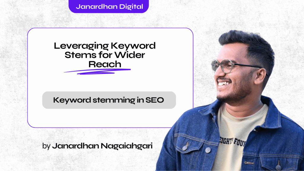 Keyword Stemming in SEO