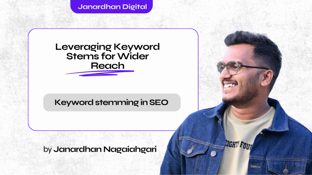 Keyword Stemming in SEO