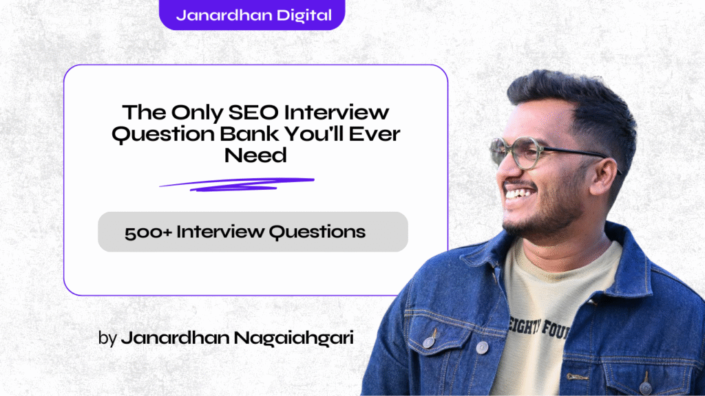 SEO Interview Questions and Answers